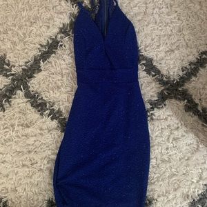 windsor - blue sparkly dress